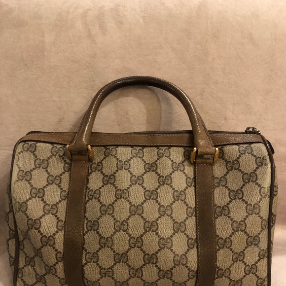 SOLD!!! auth Vintage Gucci GG Web Boston - Picture 8 of 8
